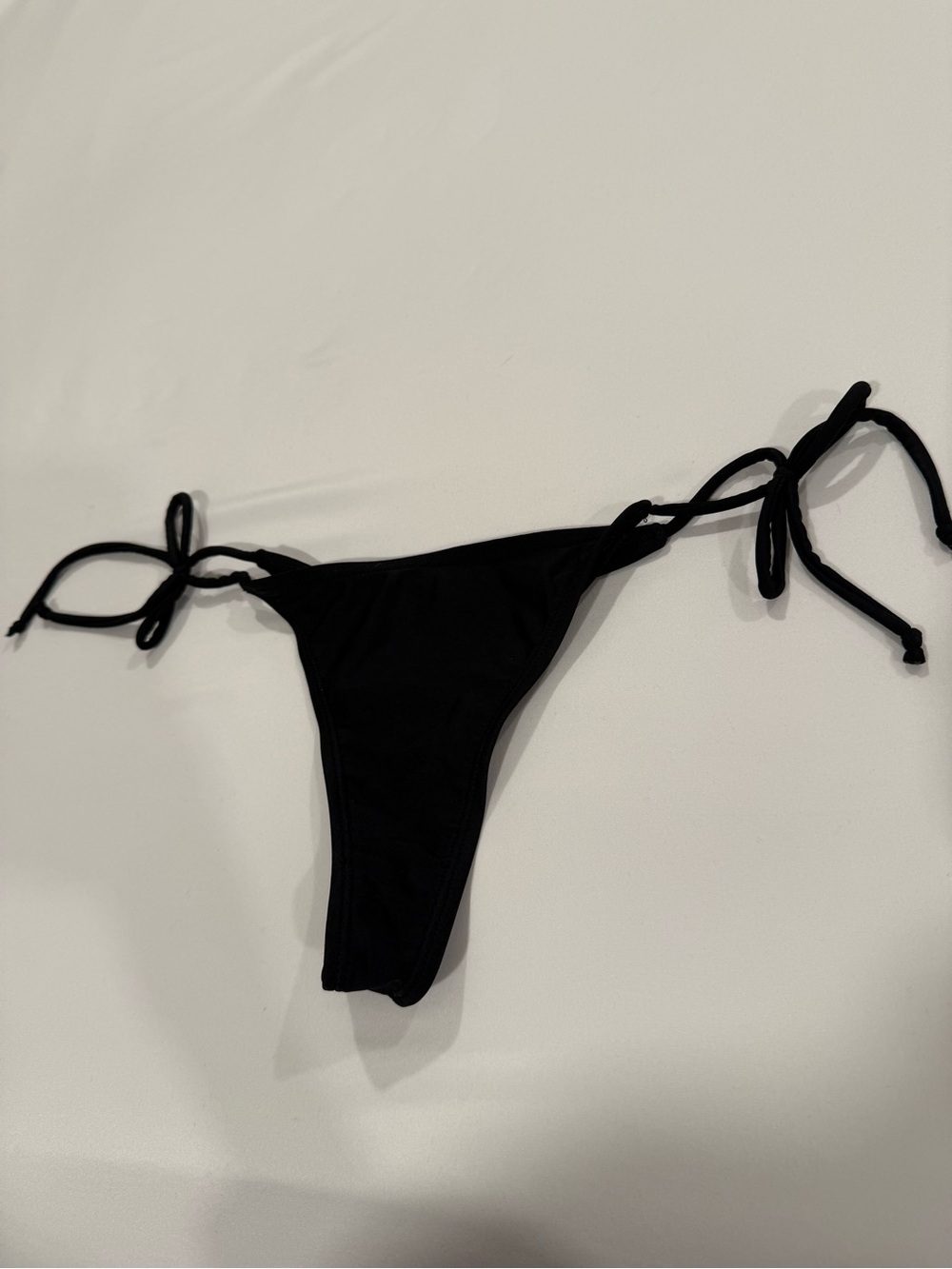 Boutine LA Black Tie-Side Bikini Bottom